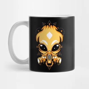 alien gold Mug